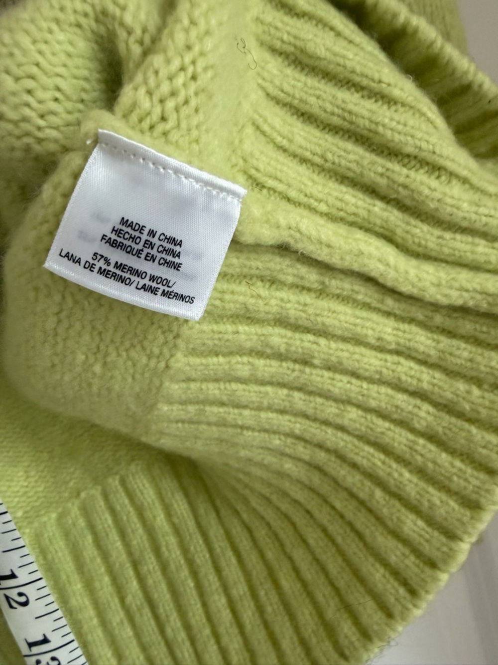 FAVORITE DAUGHTER The William Sweater in Citron Size Small - Picture 8 of 10